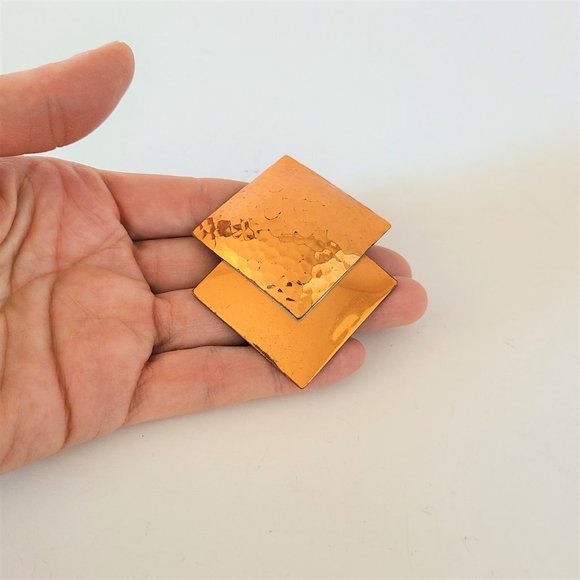 Cooper Kral Signed Abstract Large brooch. - Picture 4 of 4